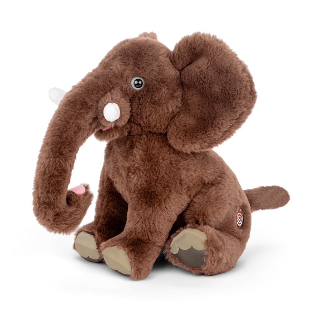 Elephant tracking plush view