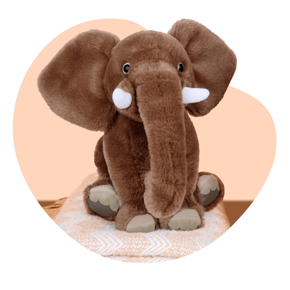 Elephant tracking plush styled view