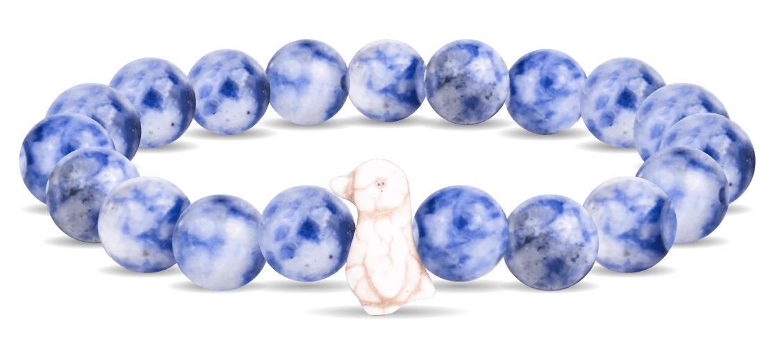 Penguin Igloo Blue tracking bracelet