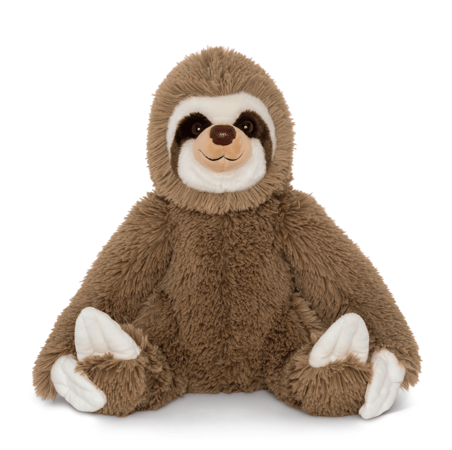 Sloth plushie front-facing view