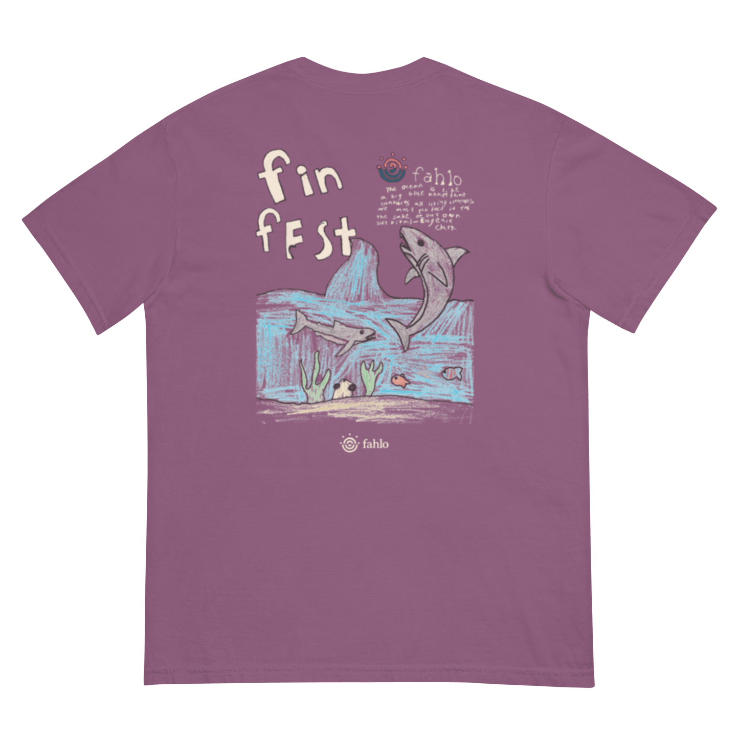 Unisex berry-colored t-shirt front view with natural light