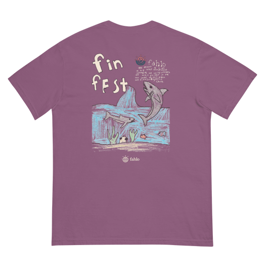 Unisex berry-colored t-shirt front view with natural light