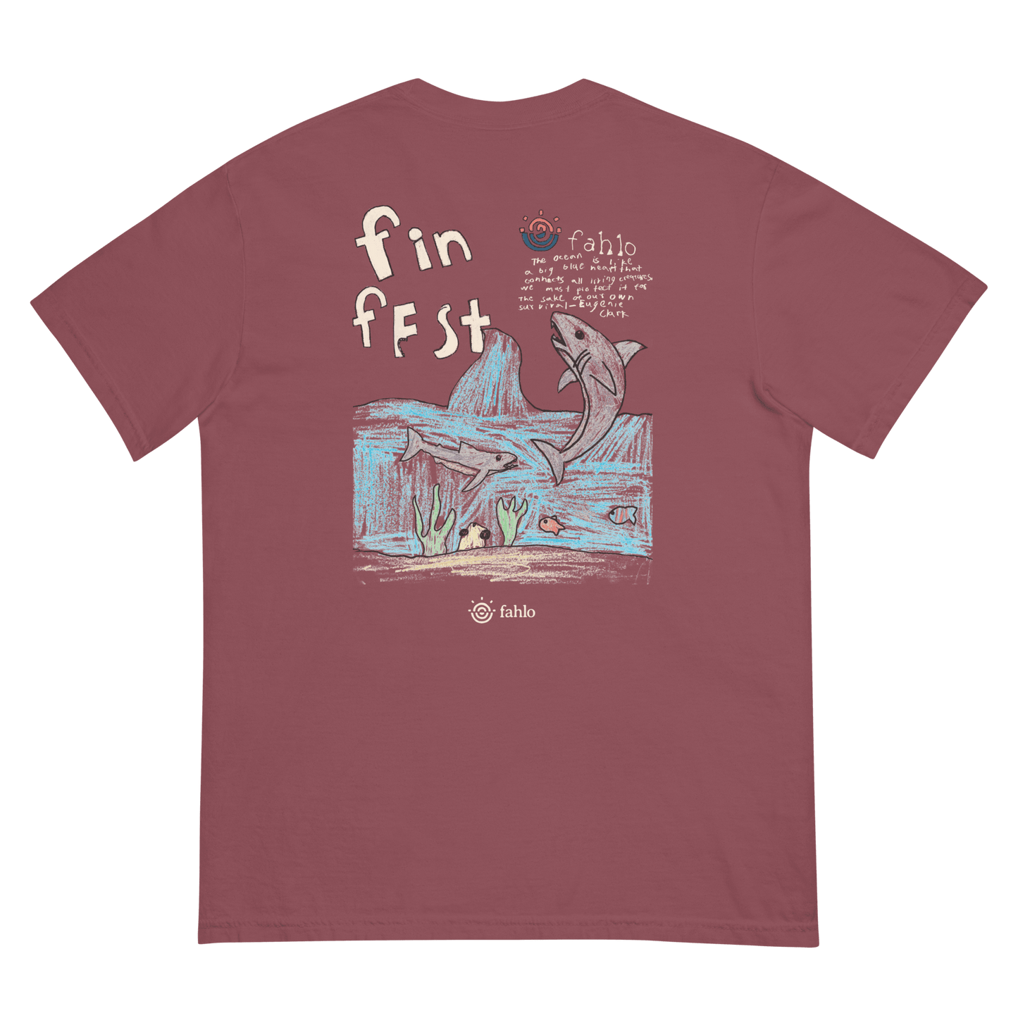 Back of brick T-shirt