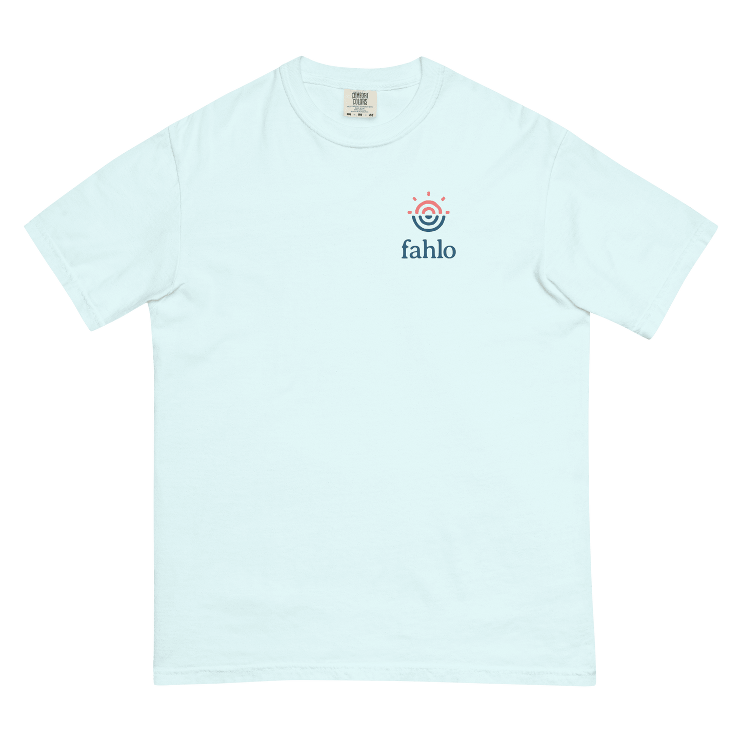 Chambray crewneck front