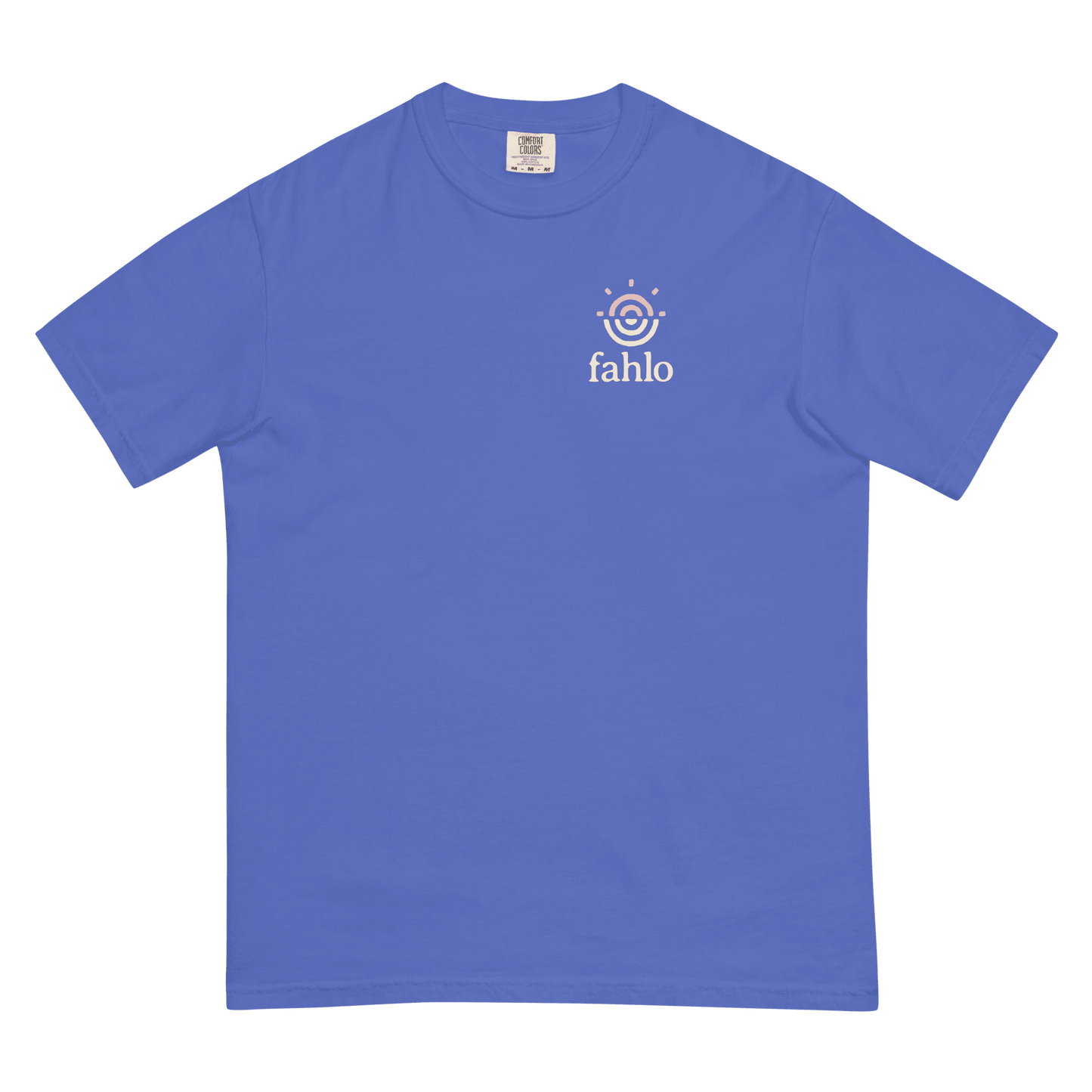 Flo blue T-shirt front view