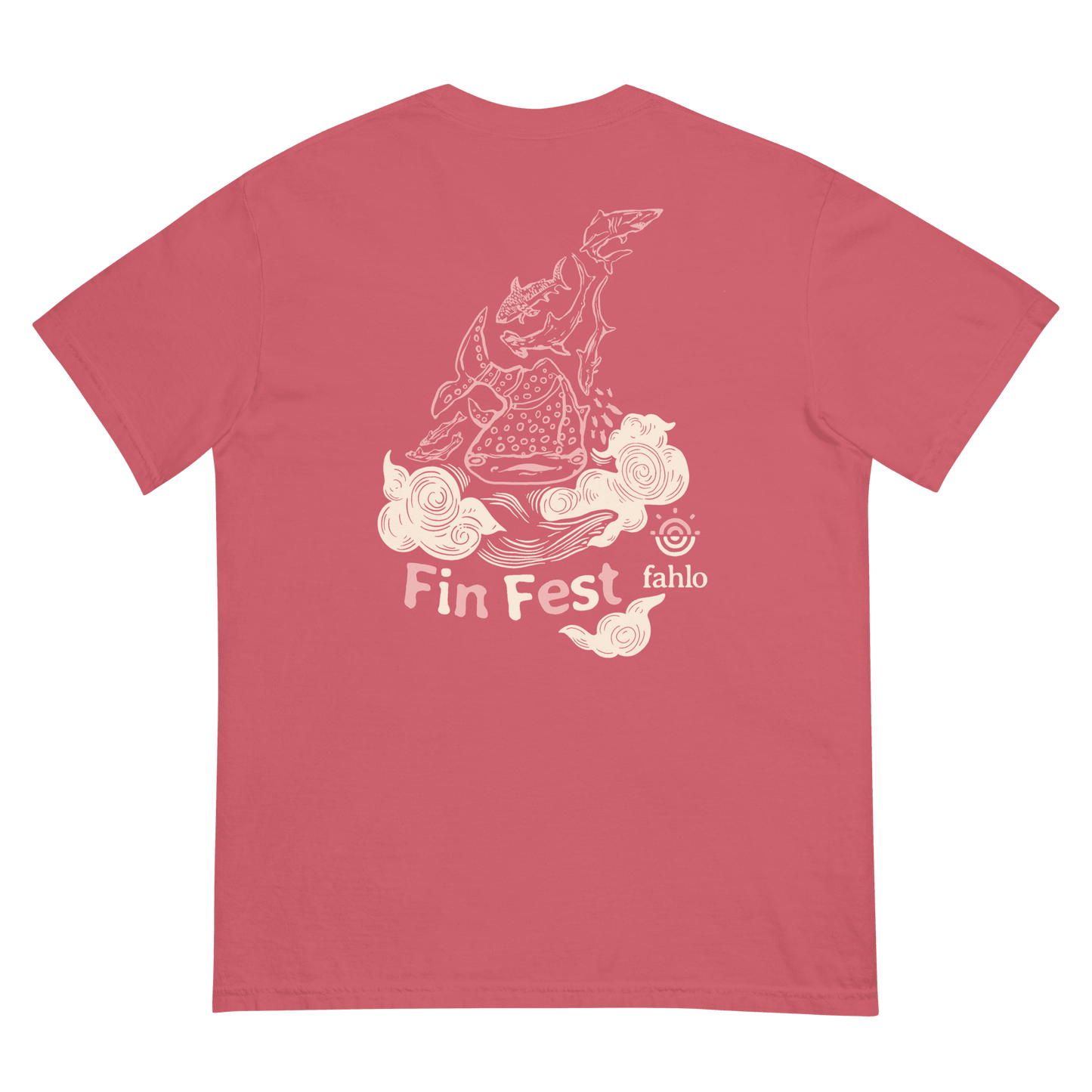 Simple design on organic sweatshirt front