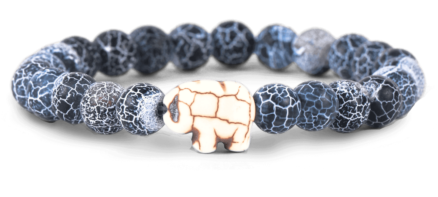 Fahlo River Blue Elephant Tracking Bracelet
