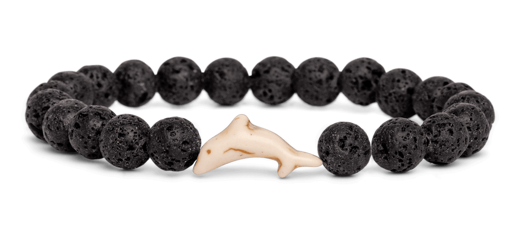 The Odyssey Bracelet - Lava Stone