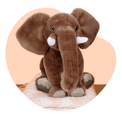 Elephant tracking plush styled view