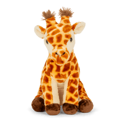 Giraffe tracking plush front view