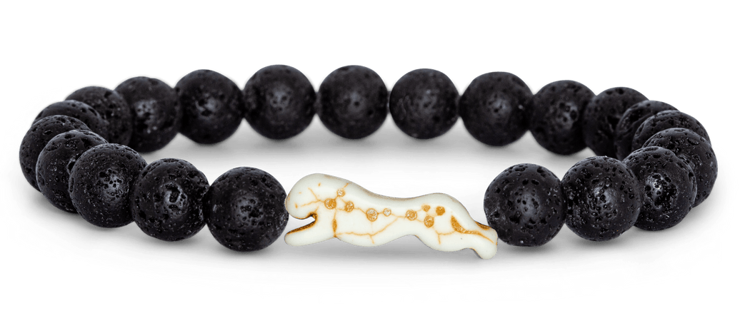 The Sprint Bracelet - Lava Stone
