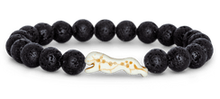 The Sprint Bracelet - Lava Stone