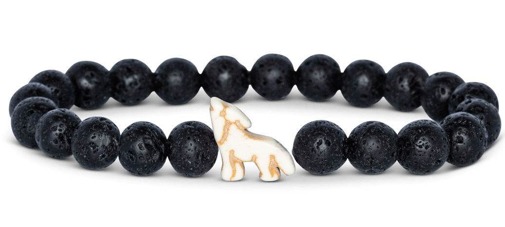 Scout Bracelet - Lava Stone