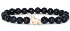Scout Bracelet - Lava Stone