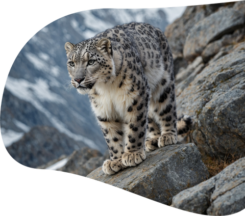 Track a Snow Leopard