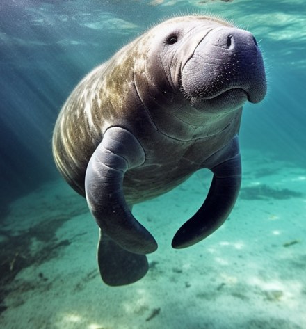 Background image of Manatees