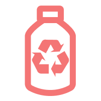 100% eco-friendly: made from recycled water bottles