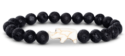The Charge Bracelet - Lava Stone
