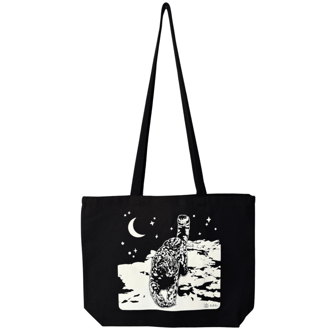 Snow Leopard Canvas Tote - 2