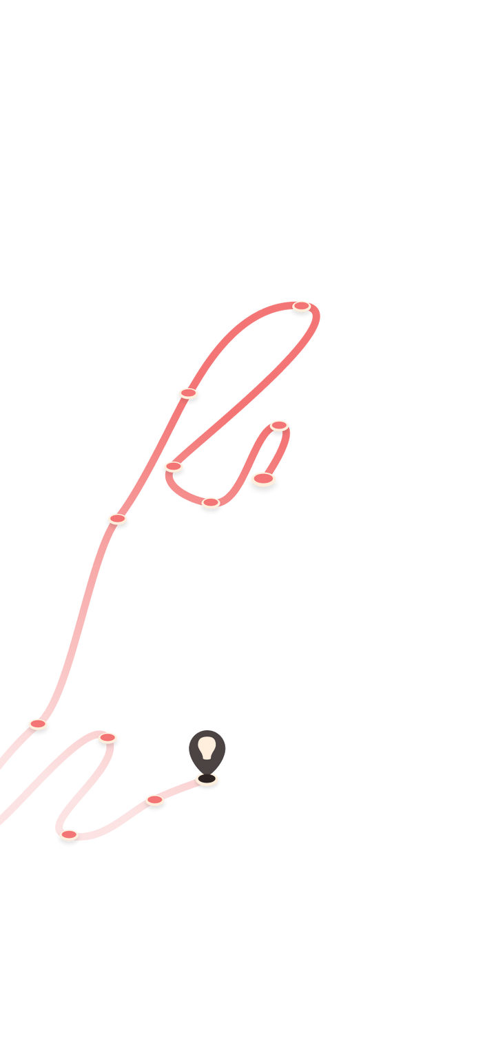 tracking path on world map