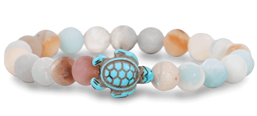 Sea Turtle Tracking Bracelet | Lava Stone