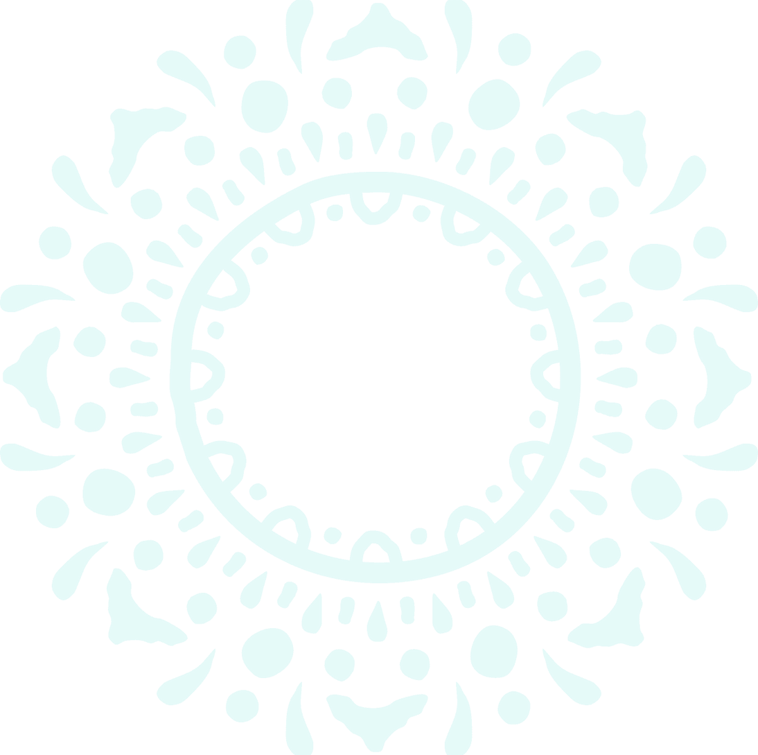 ocean mandala pattern