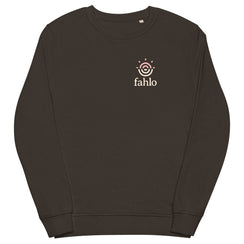 Simple design of sweatshirt in deep charcoal grey