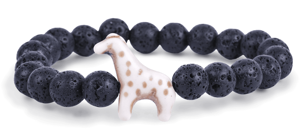 The Trek Bracelet - Lava Stone