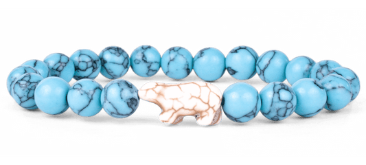 Fahlo Glacier Blue Polar Bear Bracelet
