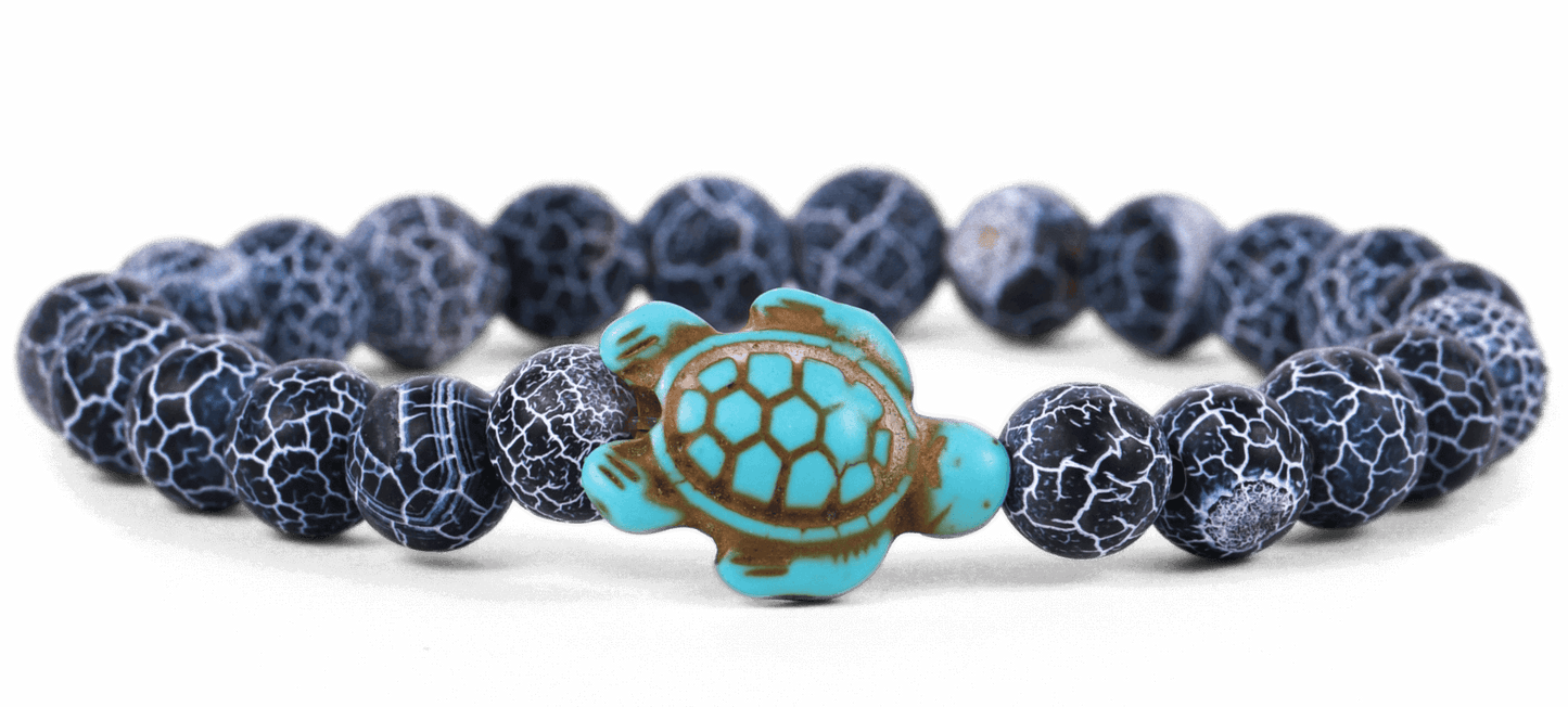 Fahlo Deep Blue Sea Turtle Bracelet