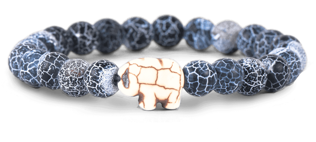 Oxidized peach Anklet Bracelet with Elephant Charm – Silvermerc Designs